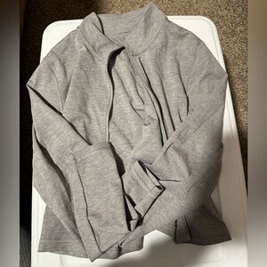 aritzia butter limit zip dover grey